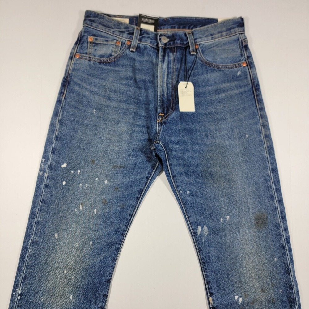 Levi's Lot 551z Men's Denim Blue Jeans AUTHENTIC STRAIGHT FIT Size 30x34‎ - Picture 3 of 16